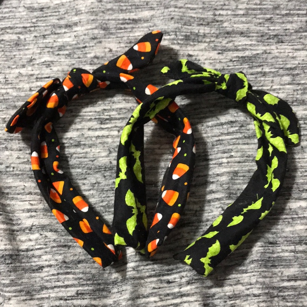 BUNDLE: Halloween Knotted Bow Headbands